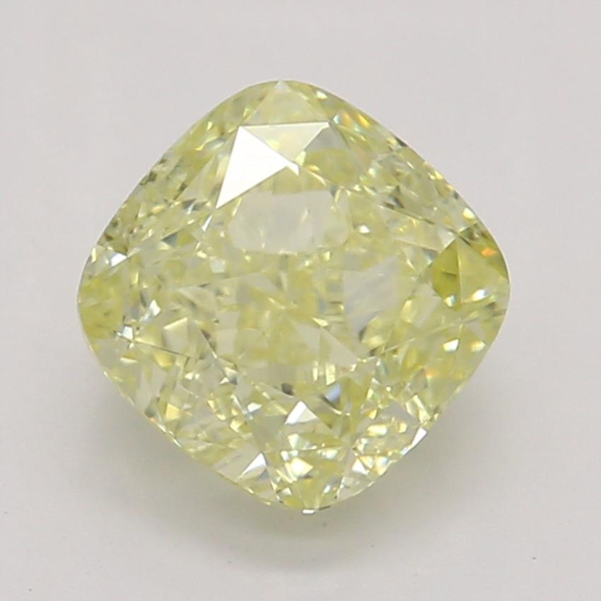 0.84 Ct. Fancy Yellow Cushion Diamond