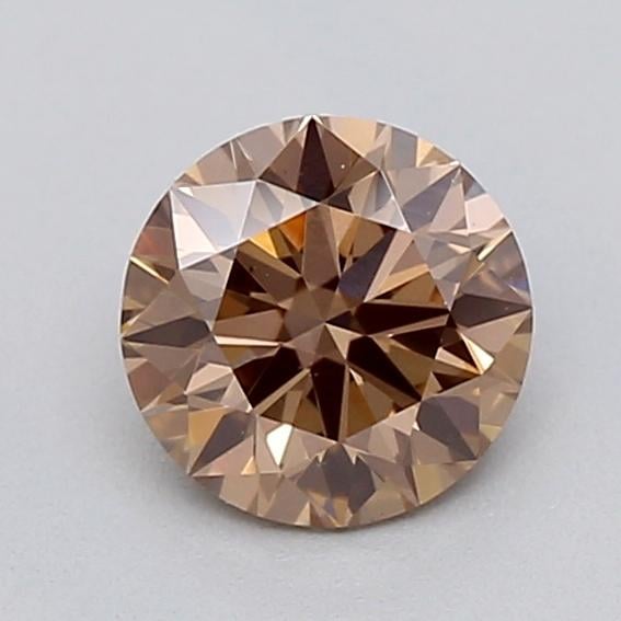 0.33 Ct. Fancy  Brown Round Lab Grown Diamond