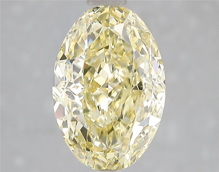 3.01 Ct. Fancy Vivid Yellow Oval Lab Grown Diamond