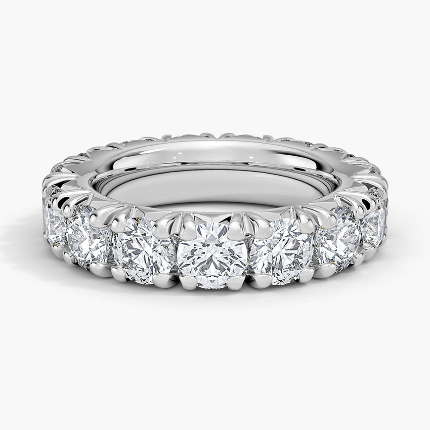 Rose gold diamond engagement ring with surprise diamond details
