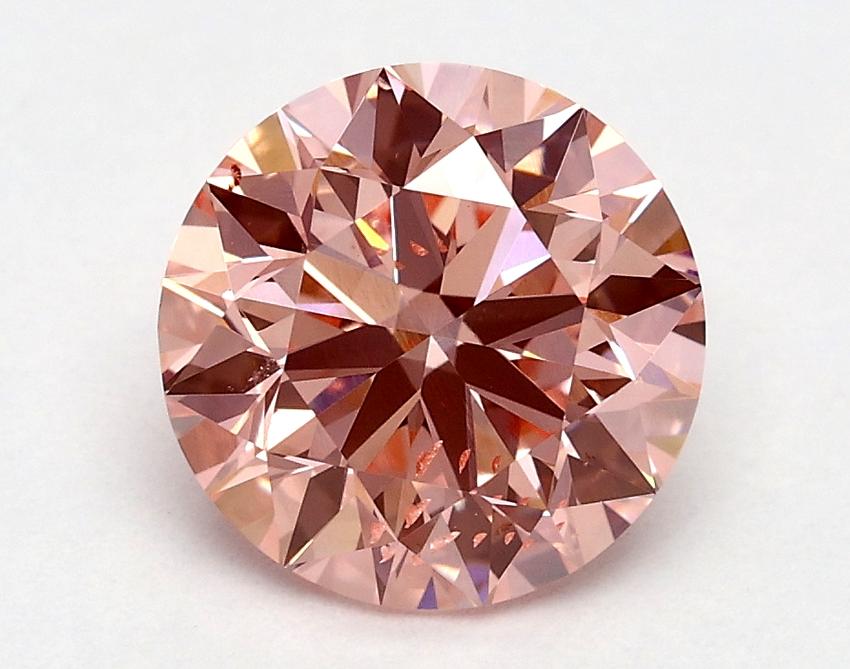 1.5 Ct. Fancy Vivid Pink Round Lab Grown Diamond