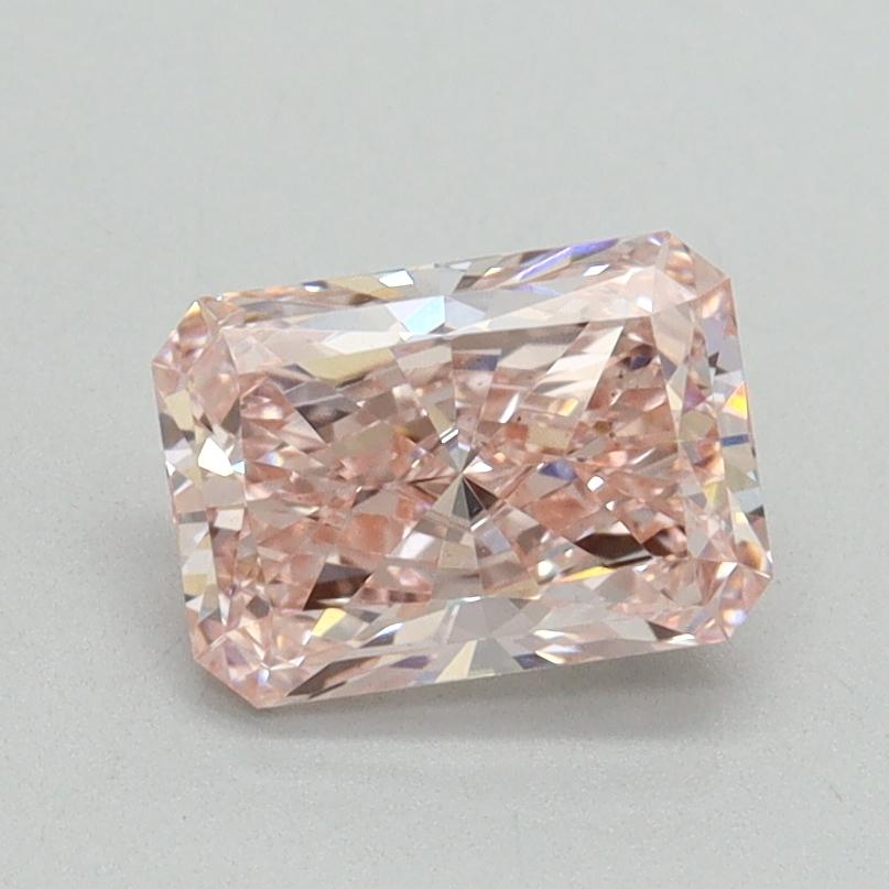 1.08 Ct. Fancy Intense Pink Radiant Lab Grown Diamond