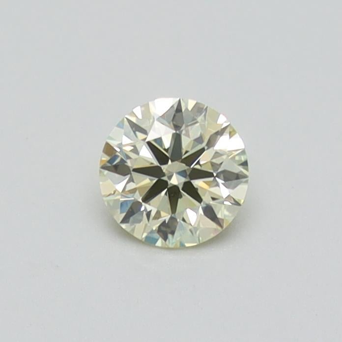 0.32 Ct. Fancy Light Yellow Round Lab Grown Diamond