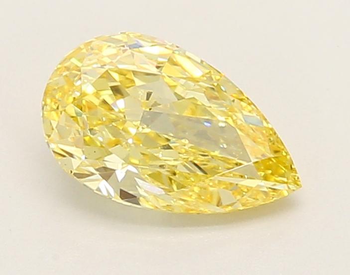 1.05 Ct. Fancy Intense Yellow Pear Lab Grown Diamond