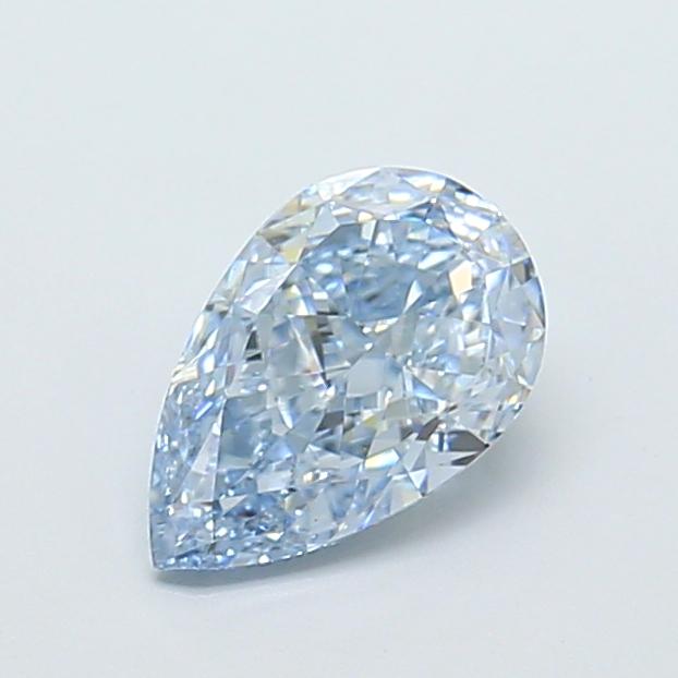 1.16 Ct. Fancy Intense  Blue Pear Lab Grown Diamond