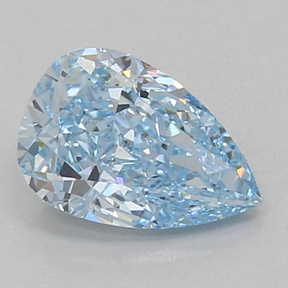 1.43 Ct. Fancy Vivid Blue Pear Lab Grown Diamond