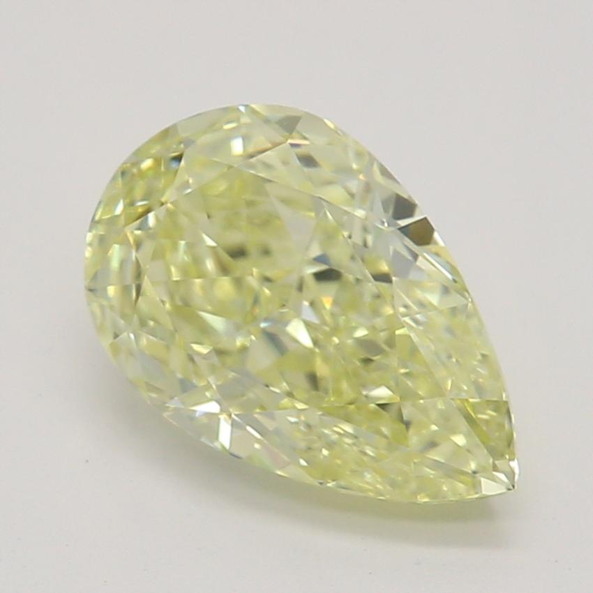 1.00 Ct. Fancy Light Yellow Pear Diamond