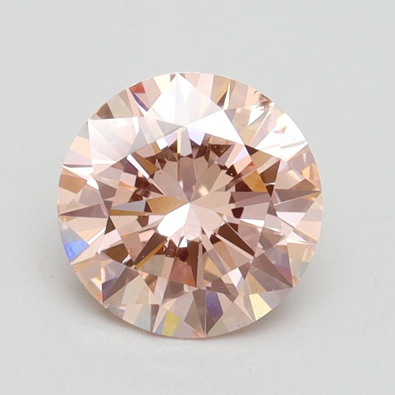 1.30 Ct. Fancy Intense Pink Round Lab Grown Diamond