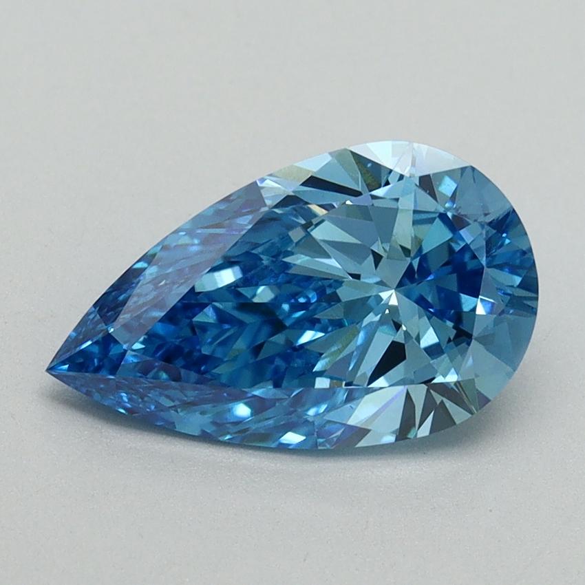 1.75 Ct. Fancy Vivid Blue Pear Lab Grown Diamond