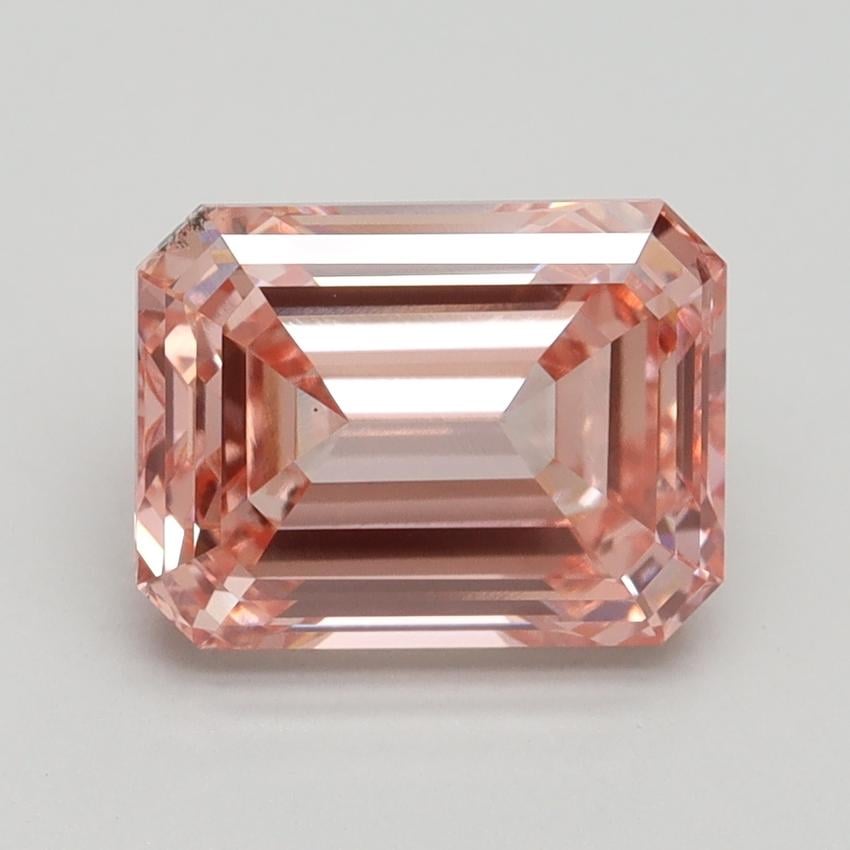 3.00 Ct. Fancy Intense Pink Emerald Lab Grown Diamond