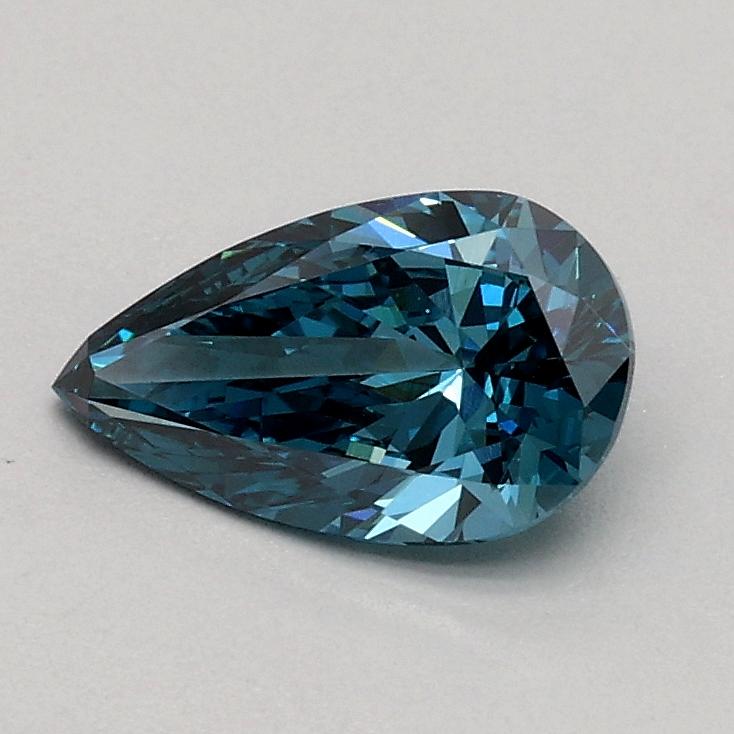 0.50 Ct. Fancy Vivid Blue Pear Lab Grown Diamond