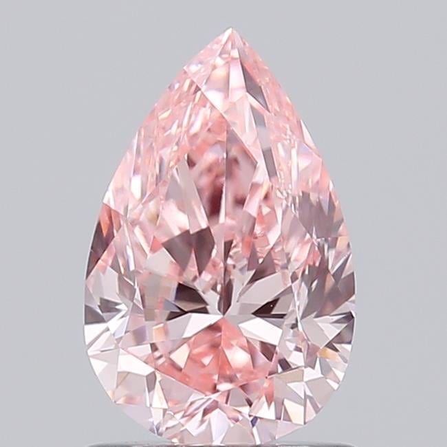 0.95 Ct. Fancy Vivid Pink Pear Lab Grown Diamond