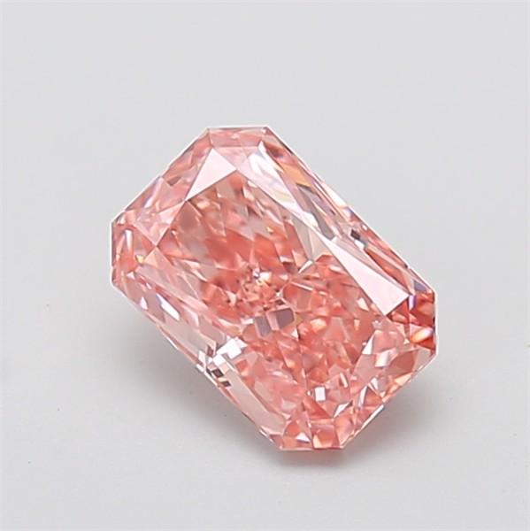 1.53 Ct. Fancy Vivid Pink Radiant Lab Grown Diamond