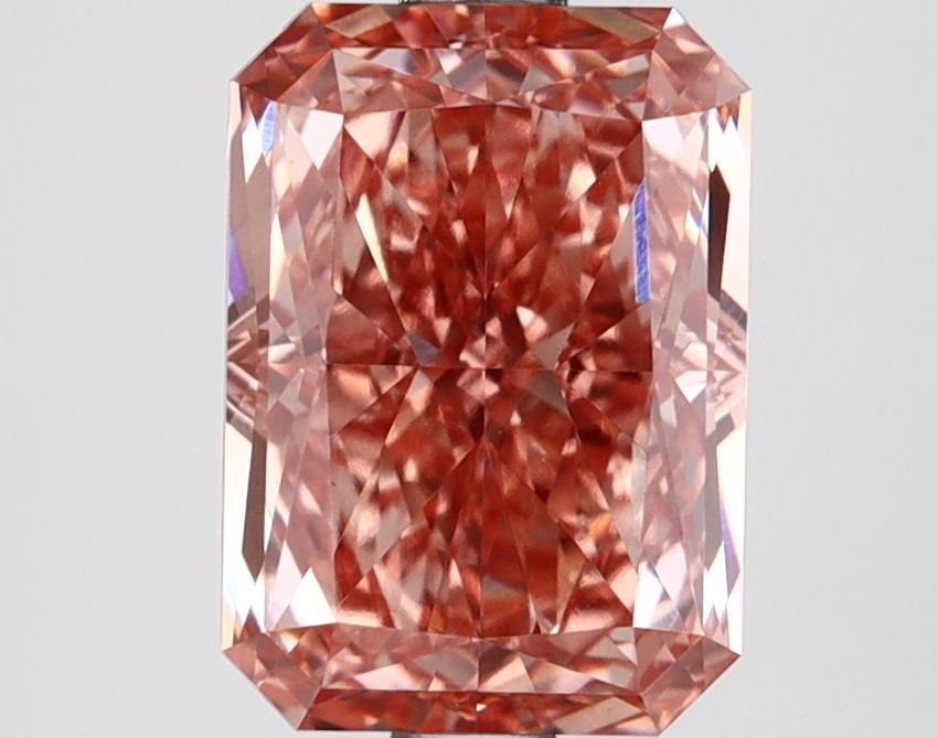 2.60 Ct. Fancy Vivid Pink Radiant Lab Grown Diamond