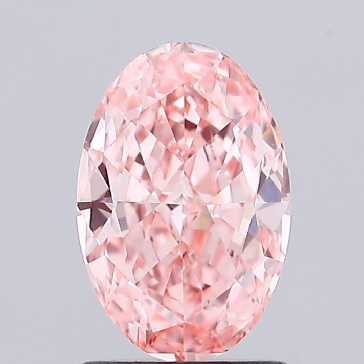 1.50 Ct. Fancy Vivid Pink Oval Lab Grown Diamond