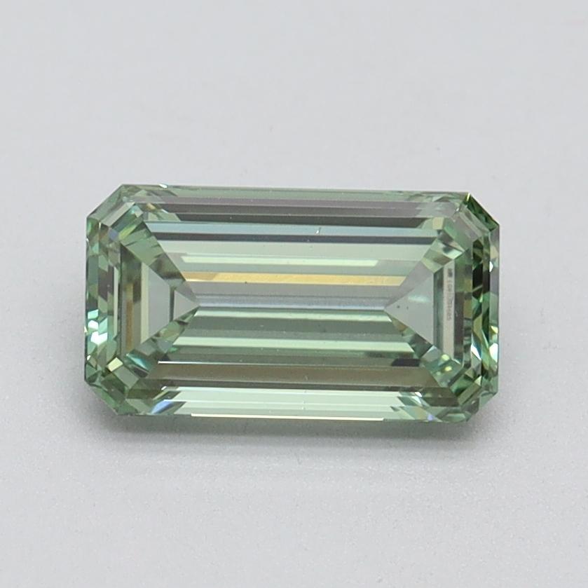 1.00 Ct. Fancy Intense Green Emerald Lab Grown Diamond