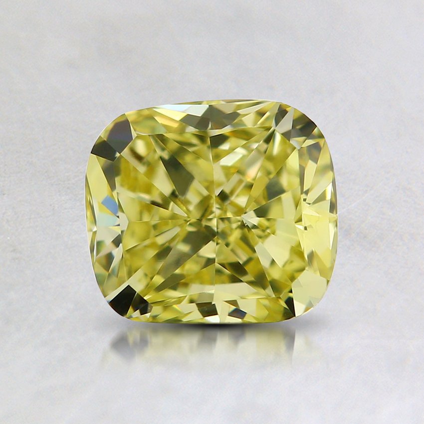 1.00 Ct. Fancy Yellow Cushion Diamond