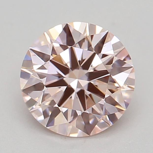 0.68 Ct. Fancy Light Pink Round Lab Grown Diamond