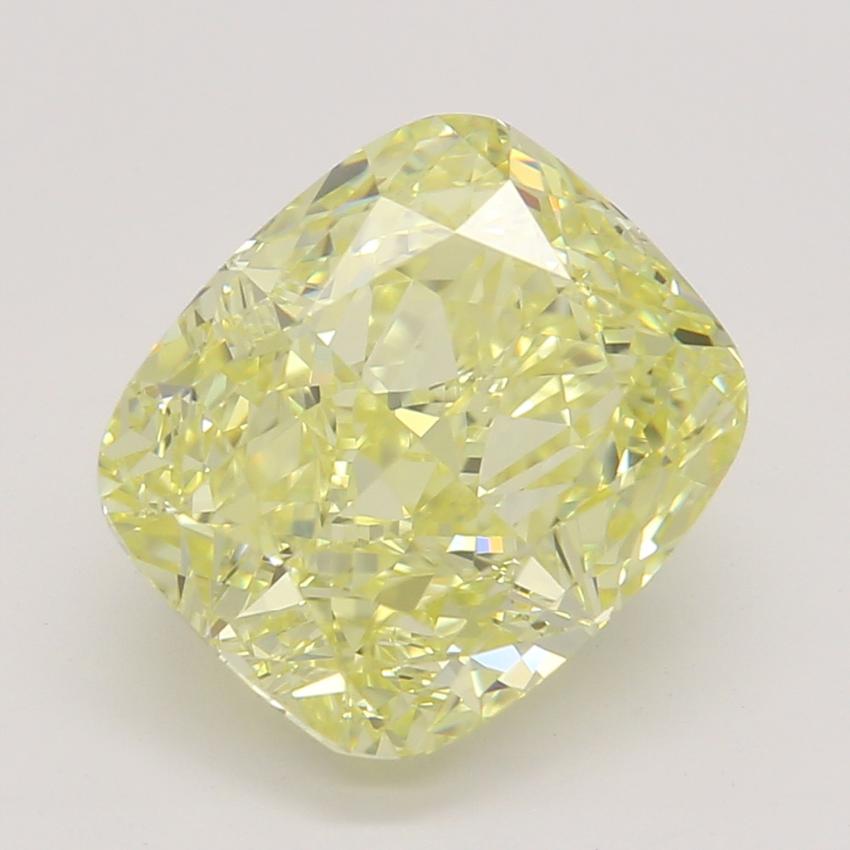 2.27 Ct. Fancy Intense Yellow Cushion Diamond