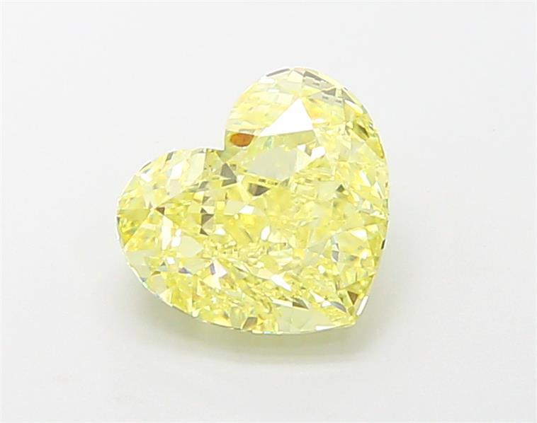 1.78 Ct. Fancy Intense Yellow Heart Lab Grown Diamond