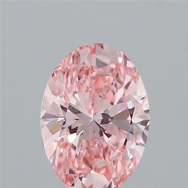 1.00 Ct. Fancy Vivid Pink Oval Lab Grown Diamond