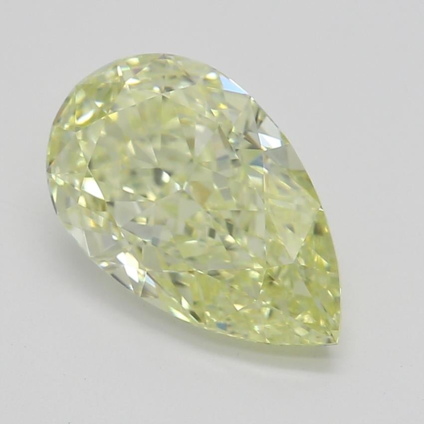 1.17 Ct. Fancy Light Yellow Pear Diamond