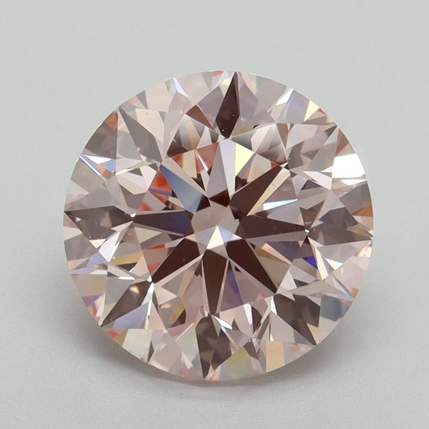 3.29 Ct. Fancy Pink Round Lab Grown Diamond