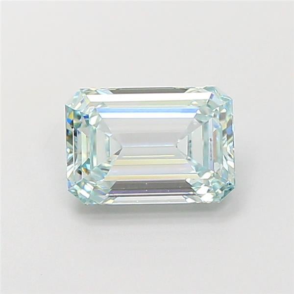 1.13 Ct. Fancy Intense  Green Emerald Lab Grown Diamond