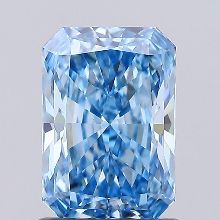 1.02 Ct. Fancy Vivid  Blue Radiant Lab Grown Diamond