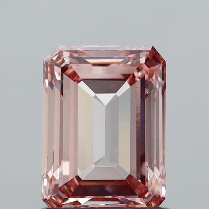 1.01 Ct. Fancy Intense Brownish Pink Emerald Lab Grown Diamond