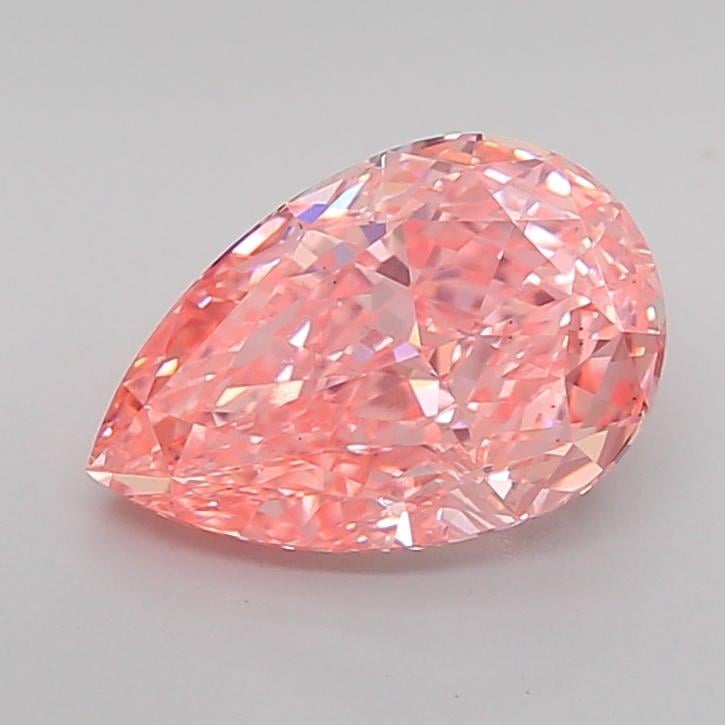 2.07 Ct. Fancy Vivid Pink Pear Lab Grown Diamond