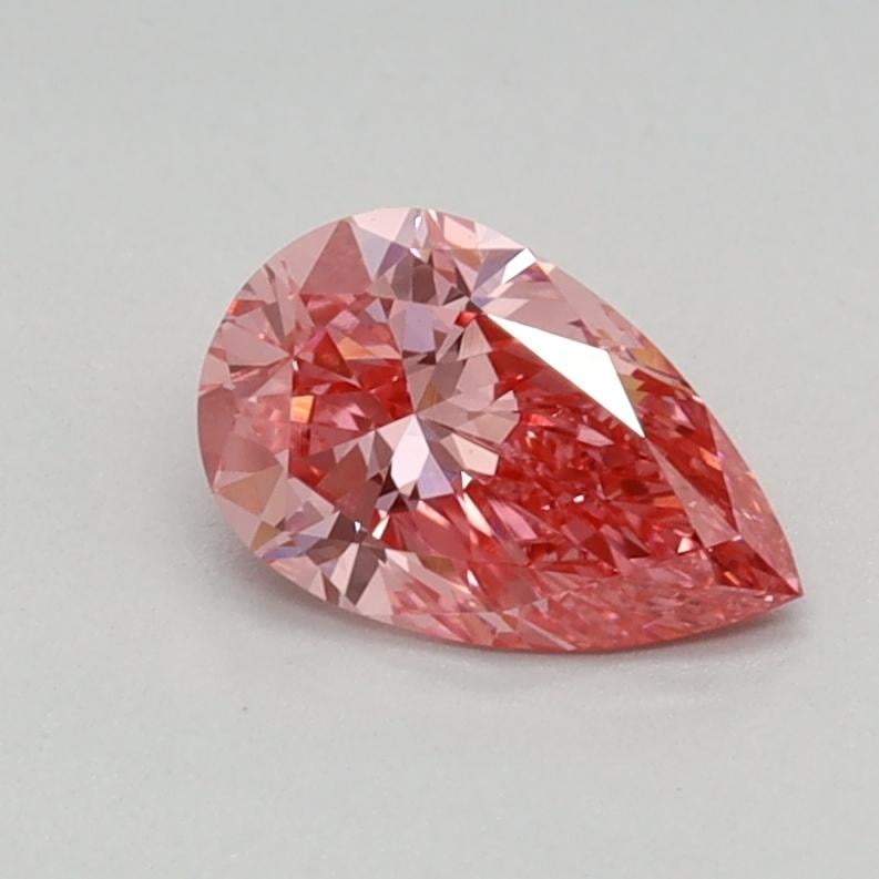 0.50 Ct. Fancy Vivid Pink Pear Lab Grown Diamond