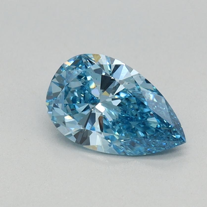 0.50 Ct. Fancy Vivid Blue Pear Lab Grown Diamond