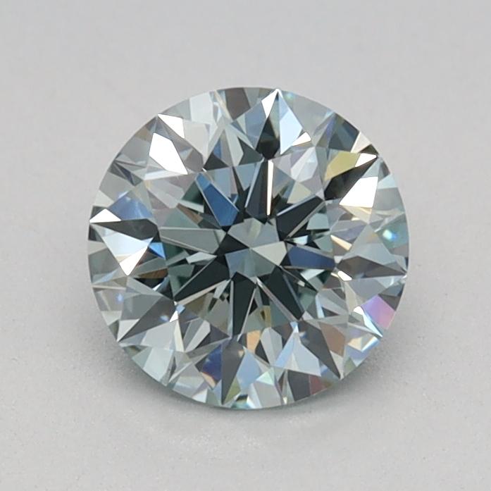 0.59 Ct. Fancy Intense Green Round Lab Grown Diamond