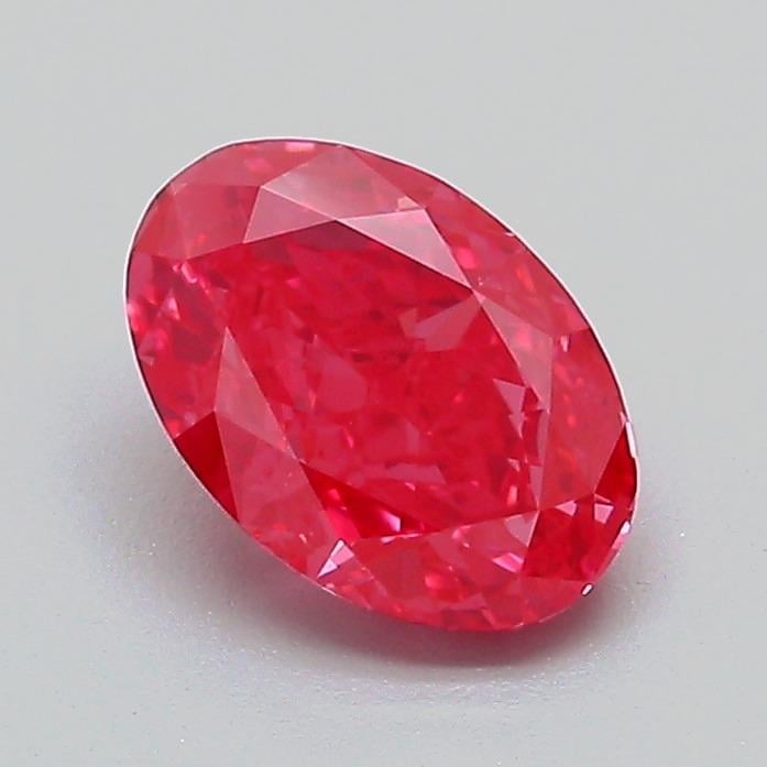 1.06 Ct. Fancy Vivid Pink Oval Lab Grown Diamond