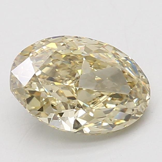 2.03 Ct. Fancy Yellow Oval Lab Grown Diamond