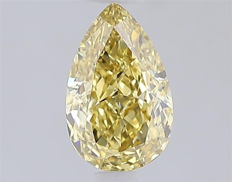 1.01 Ct. Fancy Vivid Yellow Yellow Pear Lab Grown Diamond
