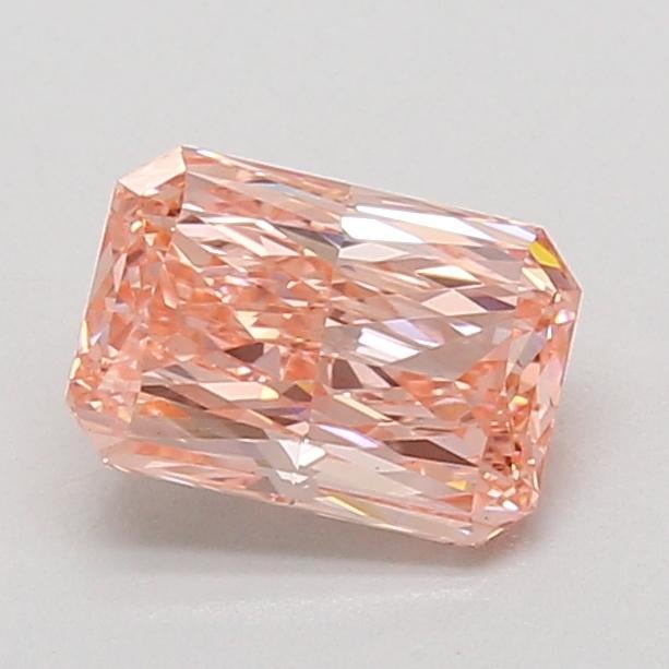 1.28 Ct. Fancy Vivid Pink Radiant Lab Grown Diamond
