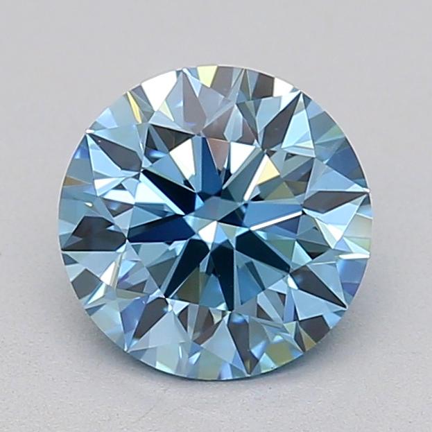 1.03 Ct. Fancy Vivid  Blue Round Lab Grown Diamond