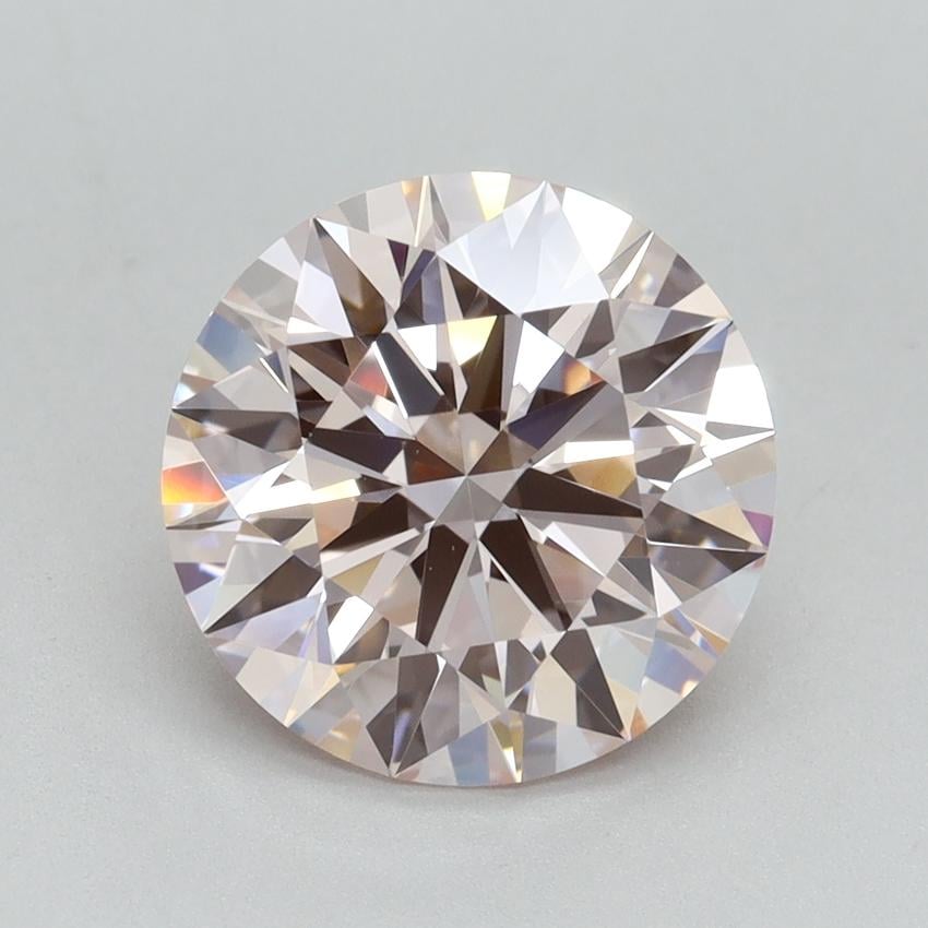 3.09 Ct. Fancy Pink Round Lab Grown Diamond