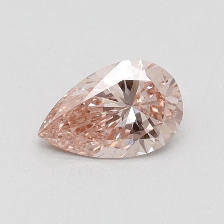 0.51 Ct. Fancy Intense Pink Pear Lab Grown Diamond