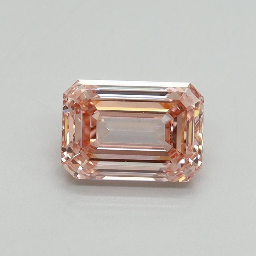 1.58 Ct. Fancy Intense Pink Emerald Lab Grown Diamond