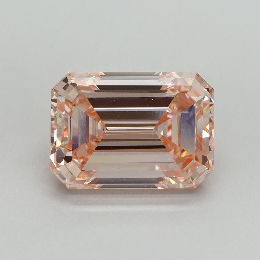 4.08 Ct. Fancy Intense Pink Emerald Lab Grown Diamond