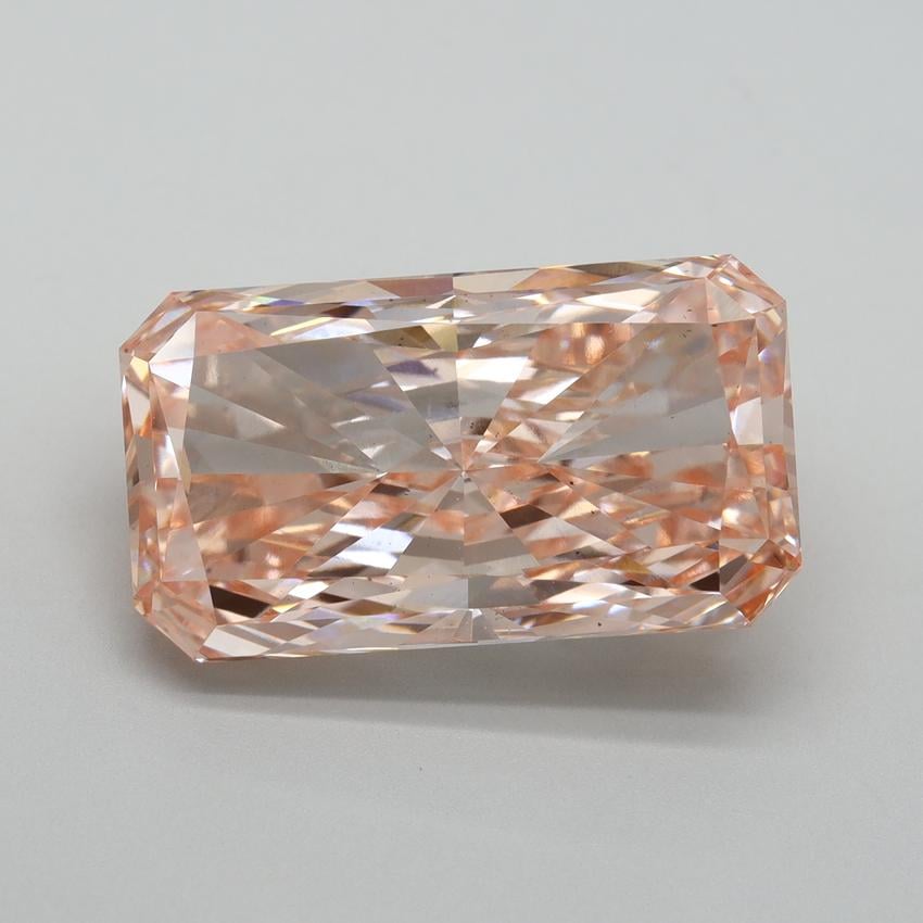 10.05 Ct. Fancy Intense Pink Radiant Lab Grown Diamond