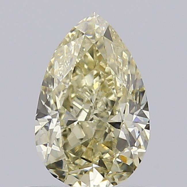 0.69 Ct. Fancy Yellow Pear Lab Grown Diamond