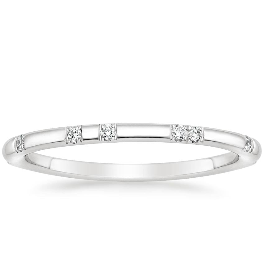 Astra Diamond Ring in 18K White Gold