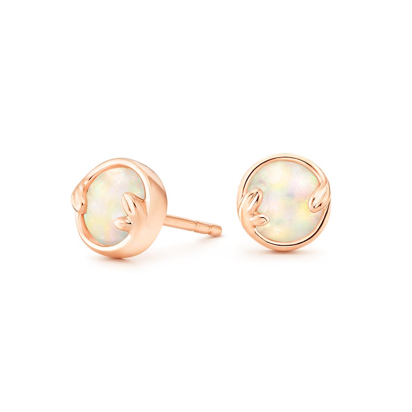 Nature Inspired Opal Earrings 