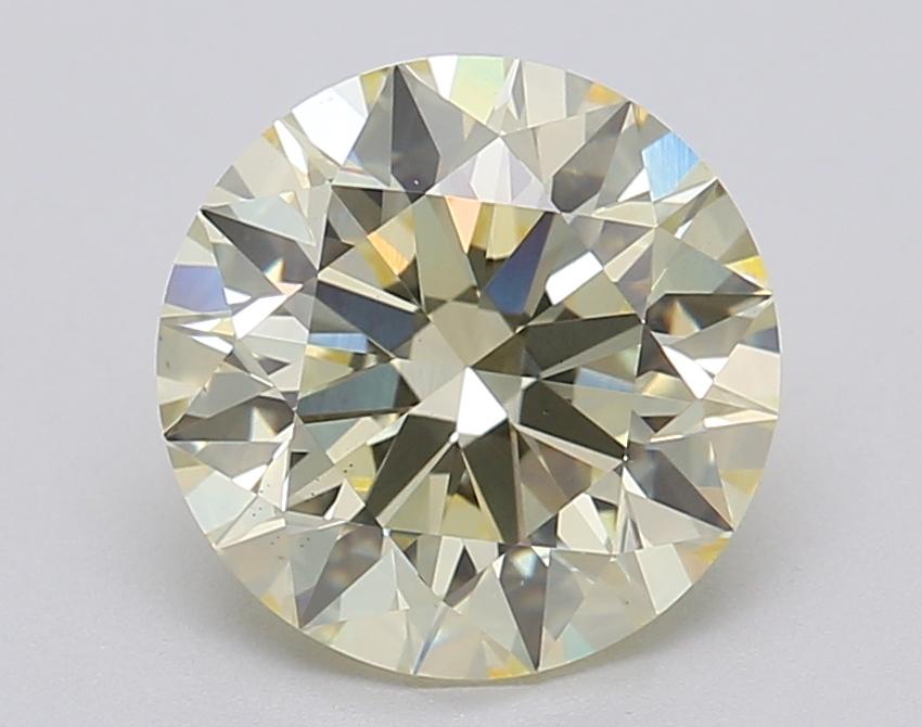 2.01 Ct. Fancy Light Yellow Round Lab Grown Diamond