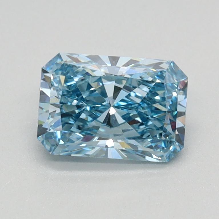 0.80 Ct. Fancy Intense Blue Radiant Lab Grown Diamond