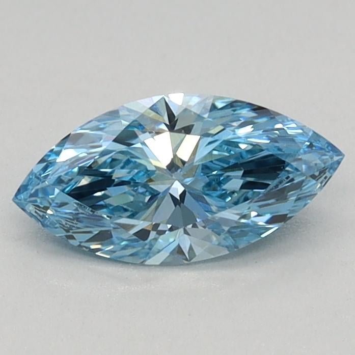 0.43 Ct. Fancy Vivid Blue Marquise Lab Grown Diamond